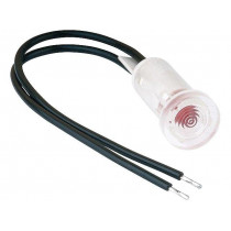 2684.8321; Indicator: LED; flat; Cutout: Ø9.7mm; 100mm leads; plastic; MENTOR