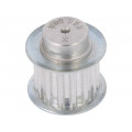 27 T5      15-200ZA; Belt pulley; T5; W: 16mm; whell width: 27mm; Ø: 23.05mm; aluminium; OPTIBELT 27 T5      15-200ZA; Belt pulley; T5; W: 16mm; whell width: 27mm; Ø: 23.05mm; aluminium; OPTIBELT