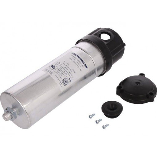 275.525-402800; Capacitor: polypropylene; three phase; 5kVAR; 440VAC; 6.6A; 28uF; ELECTRONICON 275.525-402800; Capacitor: polypropylene; three phase; 5kVAR; 440VAC; 6.6A; 28uF; ELECTRONICON