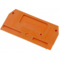 279-328; End/partition plate; Application: 279-9; orange; 2x27x52mm; WAGO