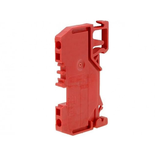 279-903; Splice terminal: rail; 0.08÷1.5mm2; ways: 1; terminals: 2; red; 800V; WAGO