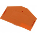 280-313; End/partition plate; Application: 280-6; orange; 2.5x36.5x50.5mm; WAGO