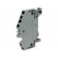 280-641; Splice terminal: rail; 0.08÷2.5mm2; ways: 1; terminals: 3; grey; WAGO
