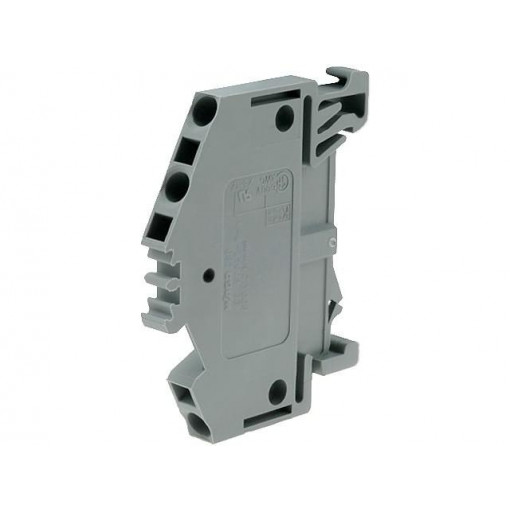 280-641; Splice terminal: rail; 0.08÷2.5mm2; ways: 1; terminals: 3; grey; WAGO