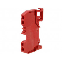 280-903; Splice terminal: rail; 0.08÷2.5mm2; ways: 1; terminals: 2; red; 800V; WAGO