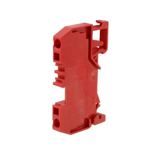 280-903; Splice terminal: rail; 0.08÷2.5mm2; ways: 1; terminals: 2; red; 800V; WAGO