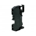 280-905; Splice terminal: rail; 0.08÷2.5mm2; ways: 1; terminals: 2; black; WAGO