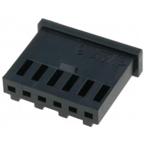 280360; Plug; wire-board; female; AMPMODU MOD II; 2.54mm; PIN: 6; for cable; TE Connectivity
