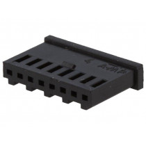 280361; Plug; wire-board; female; AMPMODU MOD II; 2.54mm; PIN: 8; for cable; TE Connectivity