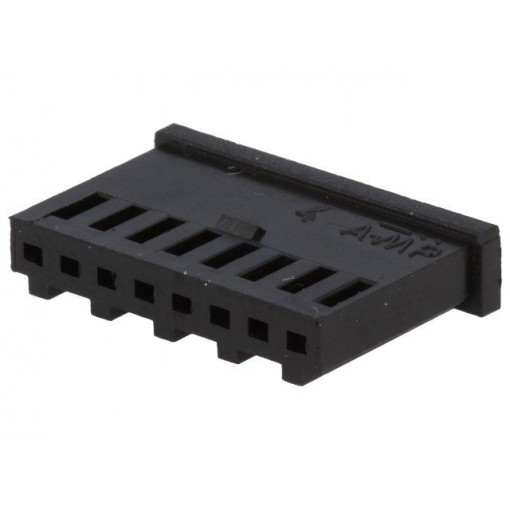 280361; Plug; wire-board; female; AMPMODU MOD II; 2.54mm; PIN: 8; for cable; TE Connectivity