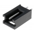 280370-1; Socket; wire-board; male; AMPMODU MOD II; 2.54mm; PIN: 2; THT; TE Connectivity 280370-1; Socket; wire-board; male; AMPMODU MOD II; 2.54mm; PIN: 2; THT; TE Connectivity
