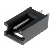 280370-1; Socket; wire-board; male; AMPMODU MOD II; 2.54mm; PIN: 2; THT; TE Connectivity