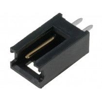 280370-2; Socket; wire-board; male; AMPMODU MOD II; 2.54mm; PIN: 2; THT; TE Connectivity