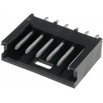 280372-1; Socket; wire-board; male; AMPMODU MOD II; 2.54mm; PIN: 6; THT; TE Connectivity