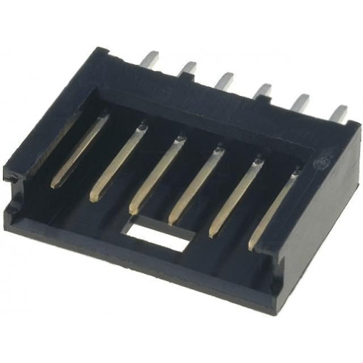280372-2; Socket; wire-board; male; AMPMODU MOD II; 2.54mm; PIN: 6; THT; TE Connectivity