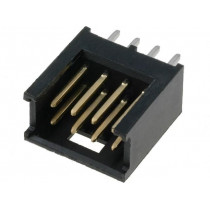 280384-2; Socket; wire-board; male; AMPMODU MOD II; 2.54mm; PIN: 8; THT; TE Connectivity
