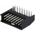 280390-1; Socket; wire-board; male; AMPMODU MOD II; 2.54mm; PIN: 16; THT; TE Connectivity