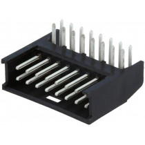 280390-1; Socket; wire-board; male; AMPMODU MOD II; 2.54mm; PIN: 16; THT; TE Connectivity