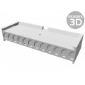 280595; Plug; wire-board; female; AMPMODU MOD I; 3.96mm; PIN: 12; for cable; TE Connectivity 280595; Plug; wire-board; female; AMPMODU MOD I; 3.96mm; PIN: 12; for cable; TE Connectivity