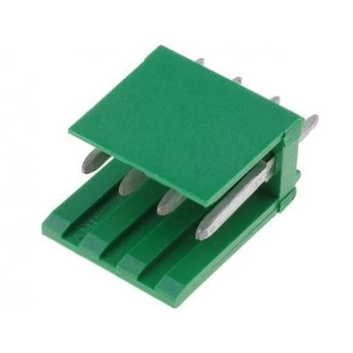 280610-1; Socket; wire-board; male; AMPMODU MOD I; 3.96mm; PIN: 4; THT; tinned; TE Connectivity