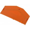 281-313; End/partition plate; Application: 281-6; orange; 2.5x37x61.5mm; WAGO