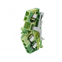 281-637; Splice terminal: rail; 0.08÷4mm2; ways: 1; terminals: 3; 800V; 32A; WAGO