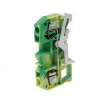 281-907; Splice terminal: rail; 0.08÷4mm2; ways: 1; terminals: 2; 800V; 32A; WAGO