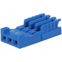 281786-3; Plug; wire-board; female; HE14; 2.54mm; PIN: 3; IDC; for cable; TE Connectivity
