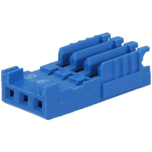 281786-3; Plug; wire-board; female; HE14; 2.54mm; PIN: 3; IDC; for cable; TE Connectivity