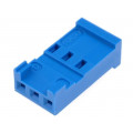 281838-3; Plug; wire-board; female; HE14; 2.54mm; PIN: 3; w/o contacts; TE Connectivity