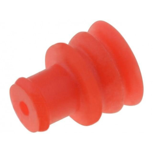 282081-1; Sealing pin; Superseal 1.5; red; Øhole: 5.5mm; Øout: 6.1mm; TE Connectivity