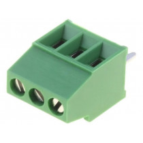 282834-3; PCB terminal block; angled 90°; 2.54mm; ways: 3; on PCBs; terminal; TE Connectivity