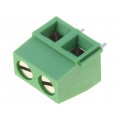 282836-2; PCB terminal block; angled 90°; 5mm; ways: 2; on PCBs; 0.03÷1.5mm2; TE Connectivity 282836-2; PCB terminal block; angled 90°; 5mm; ways: 2; on PCBs; 0.03÷1.5mm2; TE Connectivity