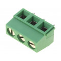 282836-3; PCB terminal block; angled 90°; 5mm; ways: 3; on PCBs; 0.03÷1.5mm2; TE Connectivity 282836-3; PCB terminal block; angled 90°; 5mm; ways: 3; on PCBs; 0.03÷1.5mm2; TE Connectivity