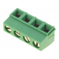 282836-4; PCB terminal block; angled 90°; 5mm; ways: 4; on PCBs; 0.03÷1.5mm2; TE Connectivity