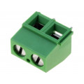 282837-2; PCB terminal block; angled 90°; 5.08mm; ways: 2; on PCBs; terminal; TE Connectivity 282837-2; PCB terminal block; angled 90°; 5.08mm; ways: 2; on PCBs; terminal; TE Connectivity