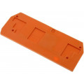 283-328; End/partition plate; Application: 283-9; orange; WAGO