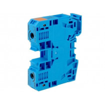 285-134; Splice terminal: rail; 6÷35mm2; ways: 1; terminals: 2; blue; 1kV; WAGO