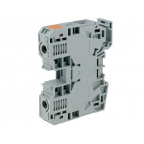 285-135; Splice terminal: rail; 6÷35mm2; ways: 1; terminals: 2; grey; 1kV; WAGO