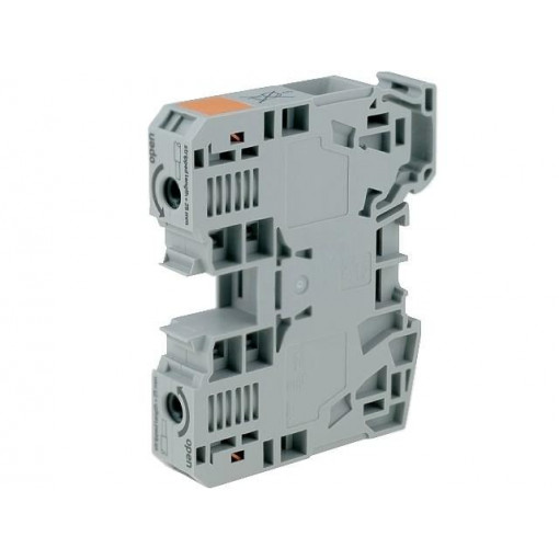 285-135; Splice terminal: rail; 6÷35mm2; ways: 1; terminals: 2; grey; 1kV; WAGO