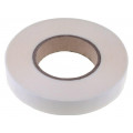 ; Tape: fixing; W: 25mm; L: 50m; Thk: 0.13mm; double-sided; acrylic; 