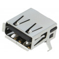 292303-1; Socket; USB A; on PCBs; THT; PIN: 4; angled 90°; TE Connectivity
