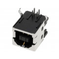 292304-1; Socket; USB B; THT; angled 90°; gold-plated; TE Connectivity