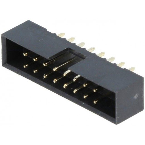 2BHR-16-VUA; Socket; IDC; male; PIN: 16; straight; THT; gold-plated; 2mm; ADAM TECH
