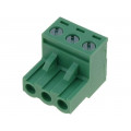 2EDGK-5.0-03P-14-00AH; Pluggable terminal block; 5mm; ways: 3; straight; plug; female; DEGSON ELECTRONICS