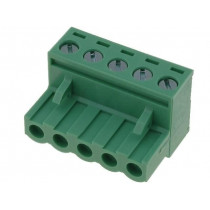 2EDGK-5.00-05P-14; Pluggable terminal block; 5mm; ways: 5; straight; plug; female; DEGSON ELECTRONICS 2EDGK-5.00-05P-14; Pluggable terminal block; 5mm; ways: 5; straight; plug; female; DEGSON ELECTRONICS