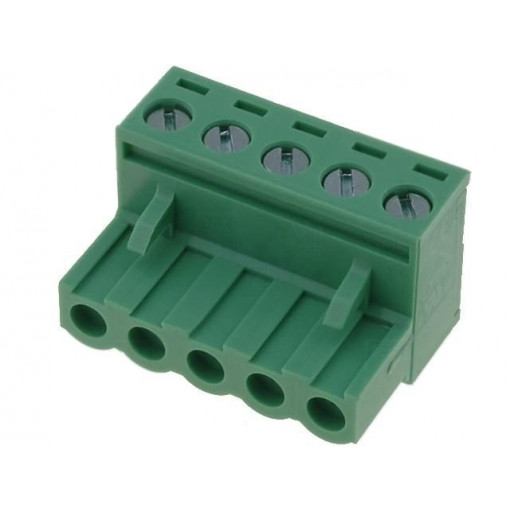 2EDGK-5.00-05P-14; Pluggable terminal block; 5mm; ways: 5; straight; plug; female; DEGSON ELECTRONICS 2EDGK-5.00-05P-14; Pluggable terminal block; 5mm; ways: 5; straight; plug; female; DEGSON ELECTRONICS