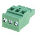 2EDGKA-5.0-03P-14-00AH; Pluggable terminal block; 5mm; ways: 3; angled; plug; female; 320V; DEGSON ELECTRONICS