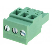 2EDGKA-5.0-03P-14-00AH; Pluggable terminal block; 5mm; ways: 3; angled; plug; female; 320V; DEGSON ELECTRONICS