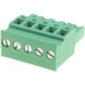 2EDGKA-5.0-05P-14-00AH; Pluggable terminal block; 5mm; ways: 5; angled; plug; female; 320V; DEGSON ELECTRONICS
